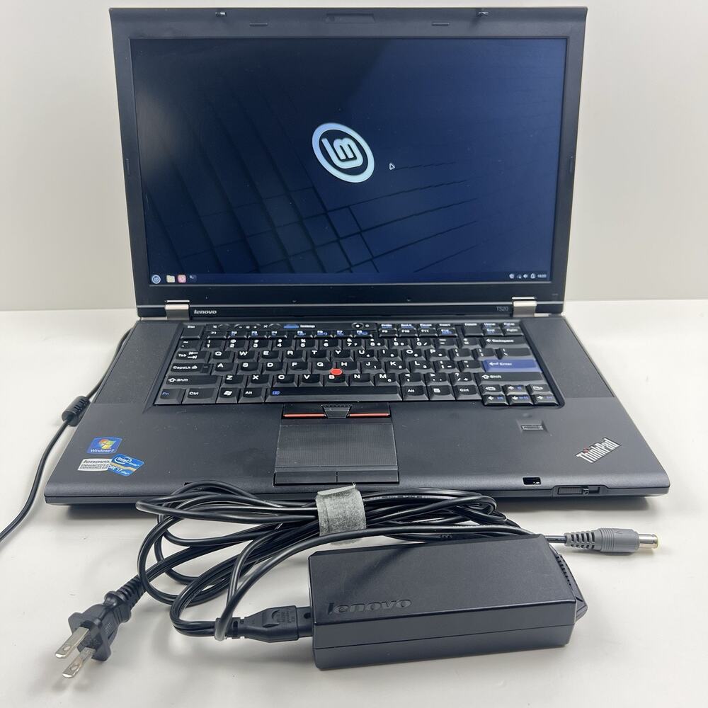 Lenovo ThinkPad T520 Intel i7-2640M 8GB 320GB HDD Linux Mint OS w/ Charger|ELP64